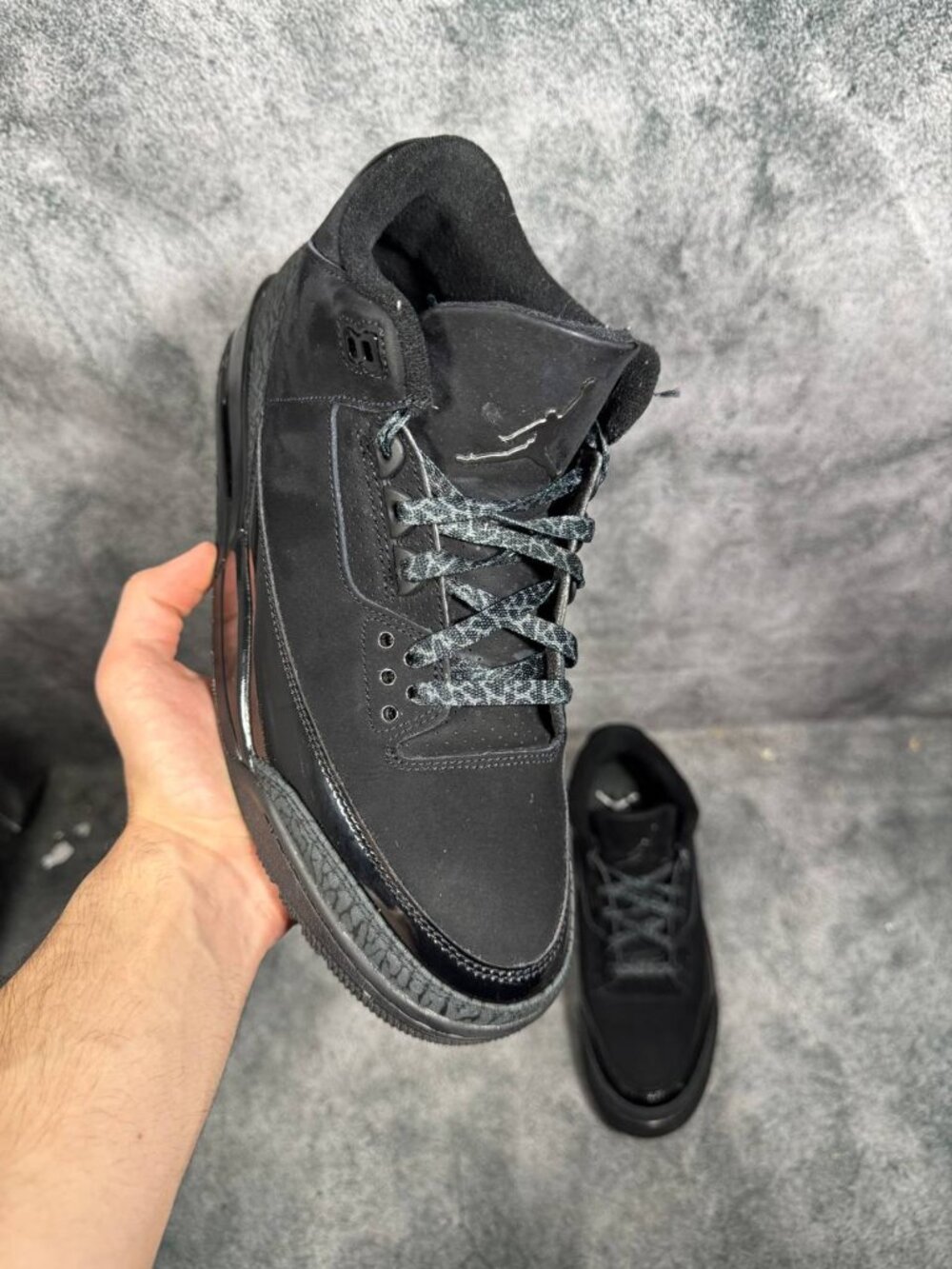 Size 10 | Jordan 3 Black Cat No Box | Pre-Owned